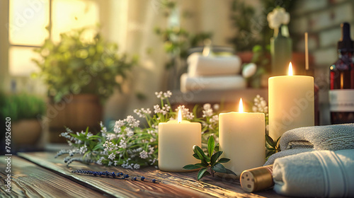 Aromatherapy Candles and Floral Decor, Creating a Relaxing and Harmonious Atmosphere