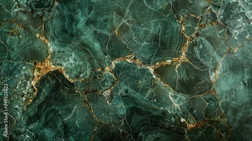 texture of dark green and olive marble for tabletop, featuring light lines of a pattern. Perfect for marketing interior decor, sophisticated design, and the natural beauty of e