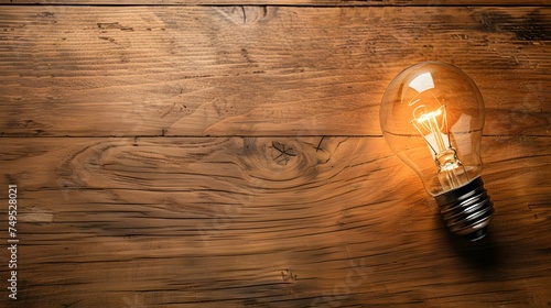 Illuminating Business: How a Light Bulb Symbolizes Innovative Strategy and Startup Planning. Concept Business Innovation, Startup Planning, Creative Symbolism, Strategy Implementation