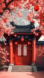 Celebration of Spring, Flowers, Chinese Style