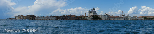 Venice skyline, panorama, vue du canal maison de venise traditionnelles, Italie 
