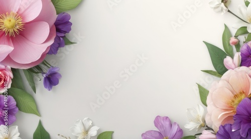 Welcome Your Guests in Style: A Delicate Floral Wedding Invitation Template Awaits