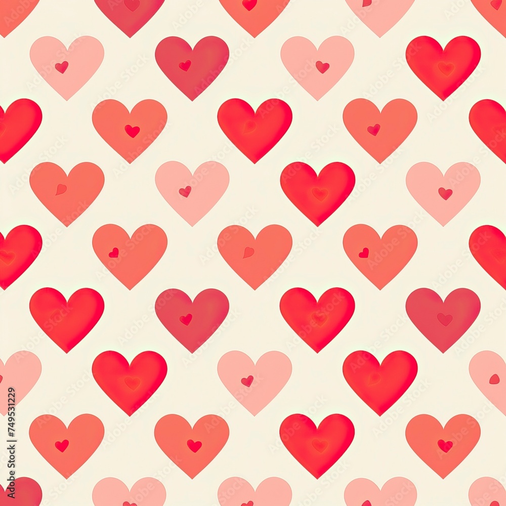 minimalistic Flat Valentine's Pattern minimalistic Flat Valentine's Pattern