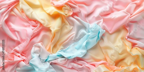 Background Texture in the Saltwater Taffy Stretch Sweet Pull Style created with Generative AI Technology photo