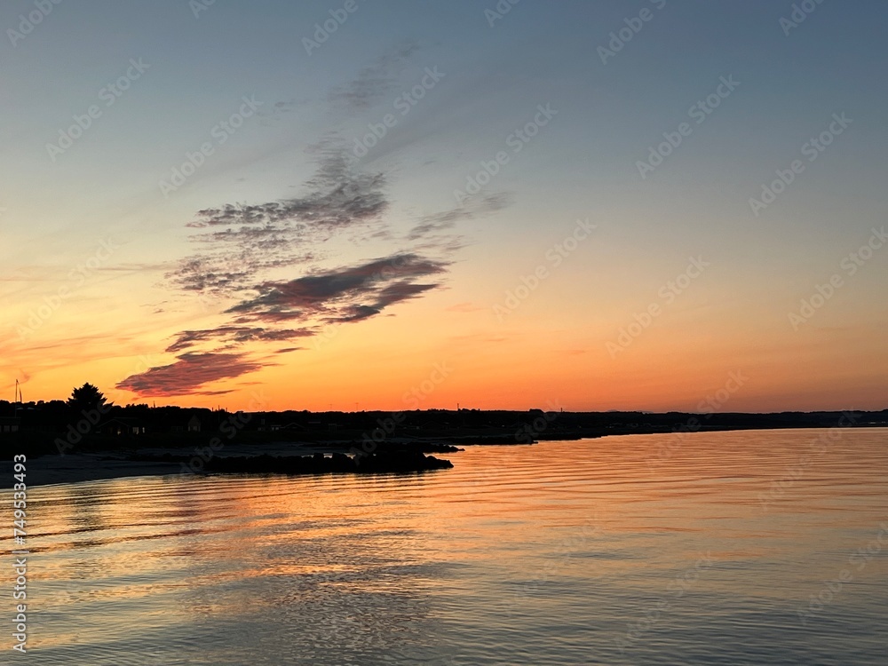 Obraz premium sunset over the sea