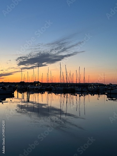 sunset at the marina © Mentall Wellness