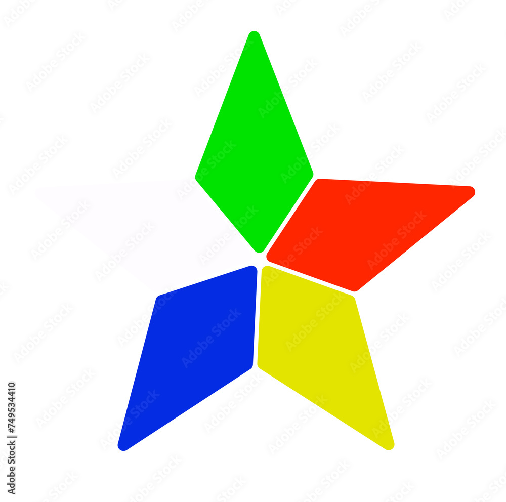 abstract colorful Star background