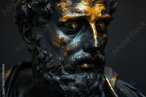 Antic statue portrait of a person