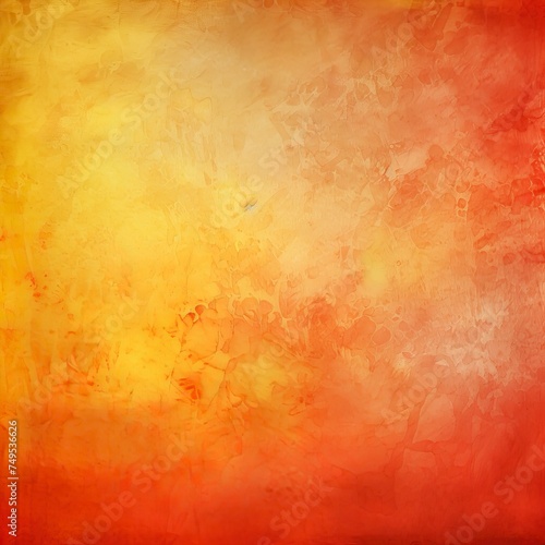 Red orange and yelllow background with watercolor and grunge texture design