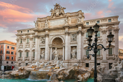 The Trevi Fountain is the most famous fountain in Rome