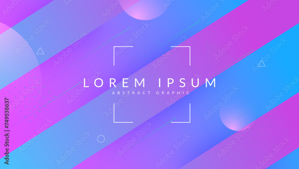 Summer Design. Party Vector Banner. Purple Liquid Pattern. Business Flyer. Neon Geometric Brochure. Horizontal Ui. Dark Landing Page. Blue Summer Design