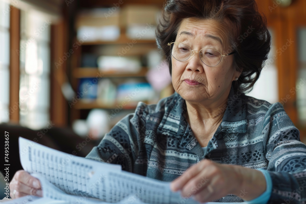 elderly Asian-American businesswoman elderly Asian-American businesswoman