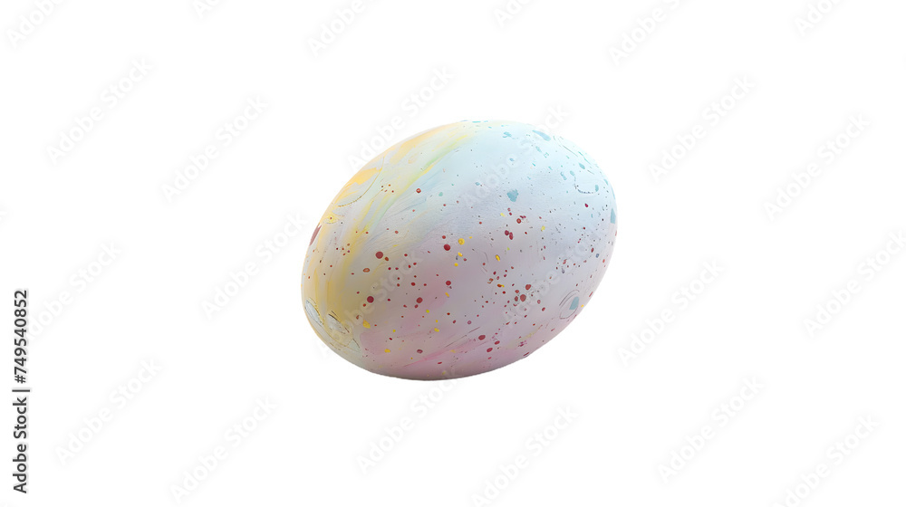 White and Blue Egg With Sprinkles White and Blue Egg With Sprinkles