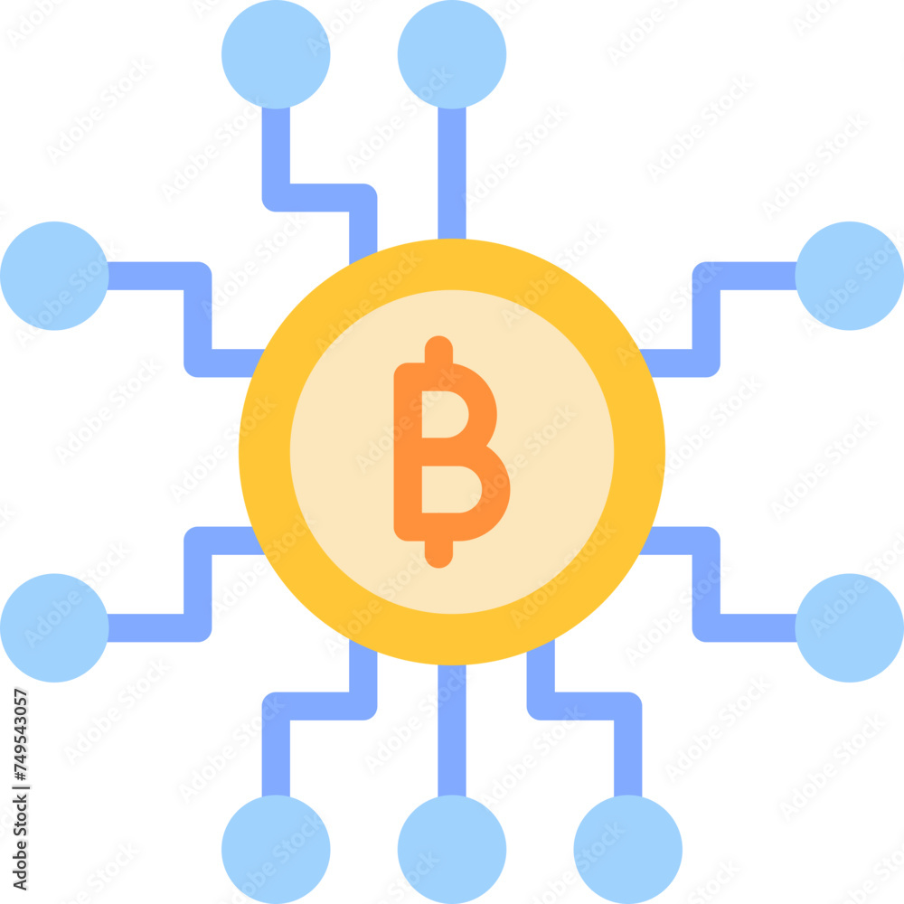 Cryptocurrency Vector Flat Icon Cryptocurrency Vector Flat Icon