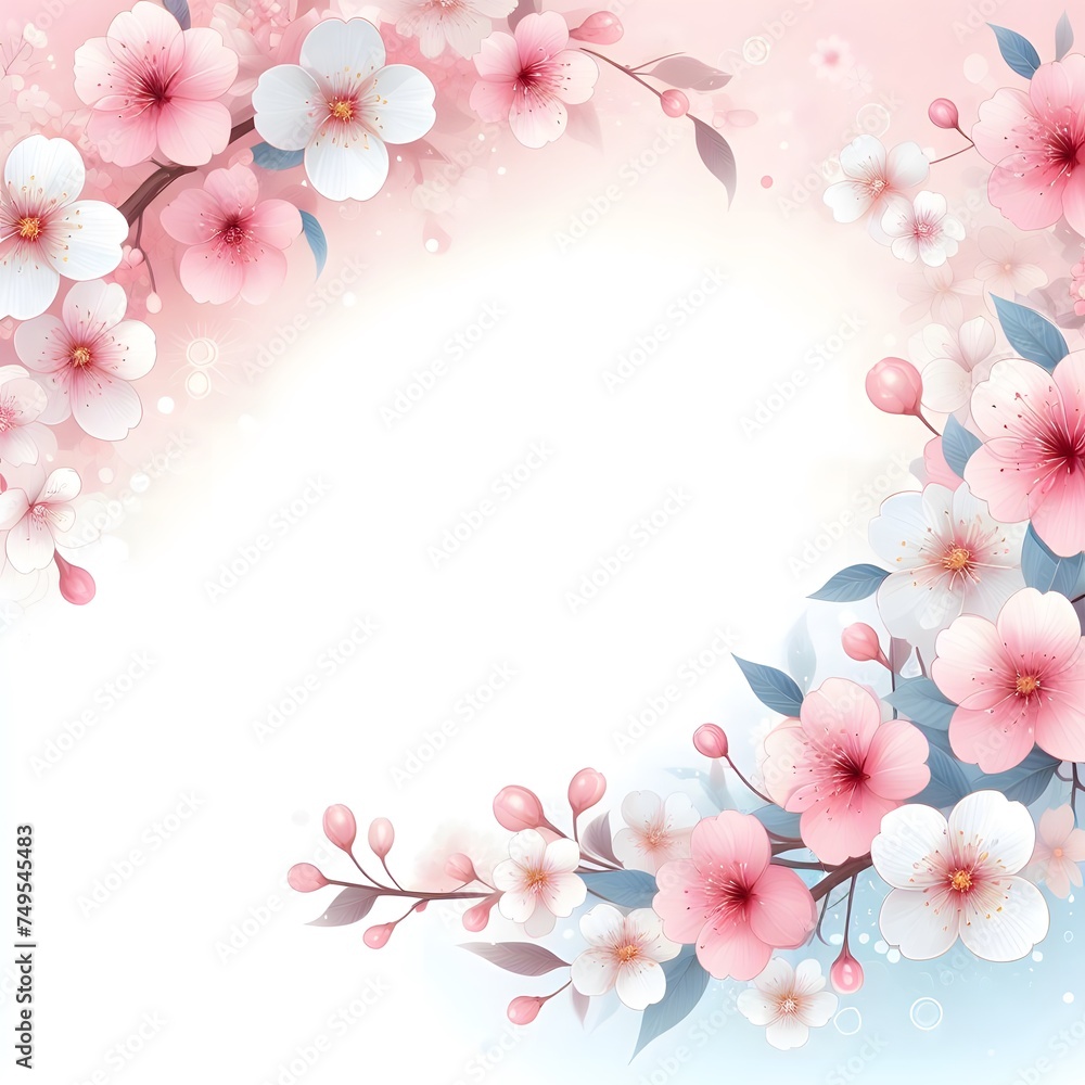 elegant pink sakura Cherry Blossom flower vector illustration background elegant pink sakura Cherry Blossom flower vector illustration background