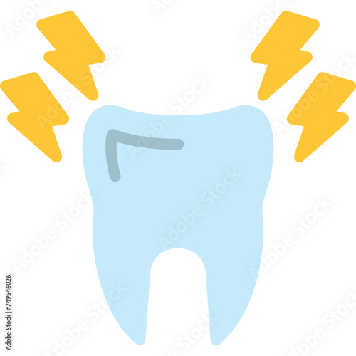 Toothache Vector Flat Icon