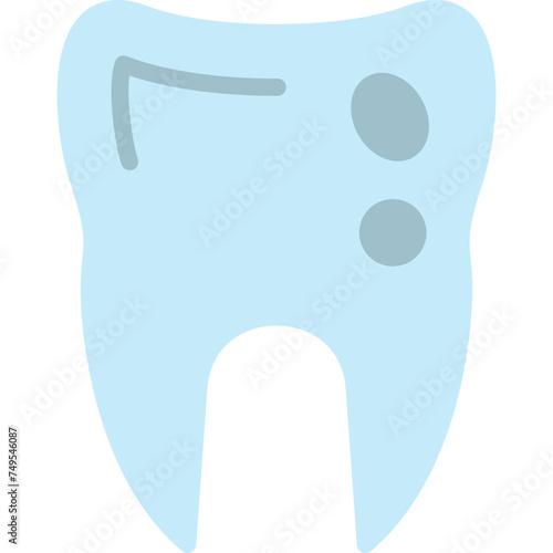 Caries Vector Flat Icon