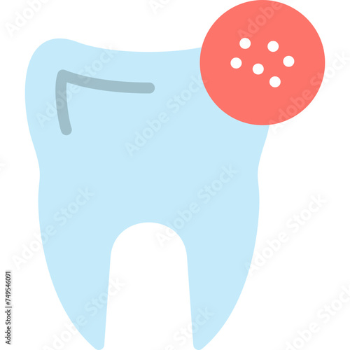 Bactria Vector Flat Icon
