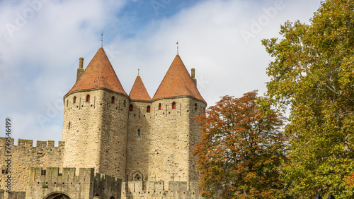 Castle of Carcassonne in France