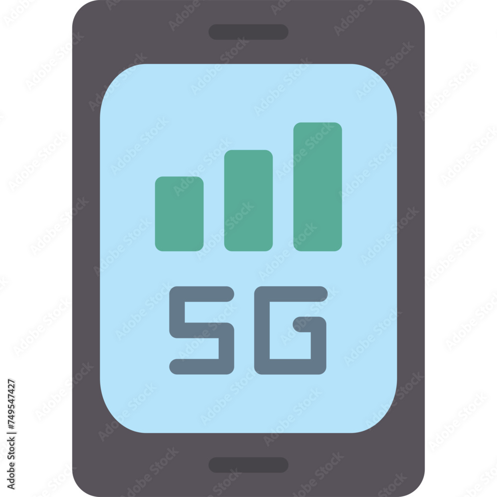 5G-29 Vector Flat Icon 5G-29 Vector Flat Icon