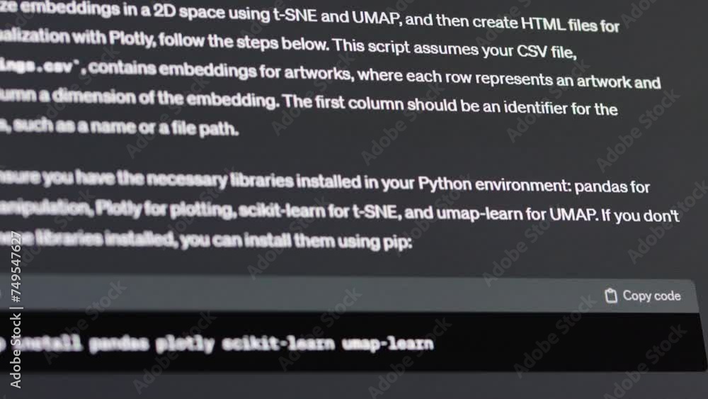 Generative Artificial Intelligence text generator Chatbot generate python code as AI agent assistant in code devloping. Developer write prompt to generate python code