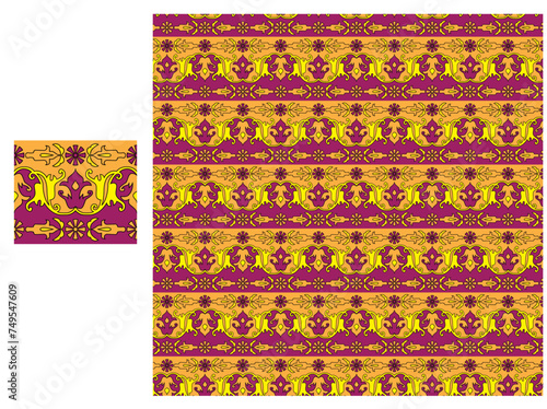 set of patterns, ornament islamic and standart pattern