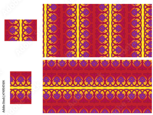 set of patterns, ornament islamic and standart pattern