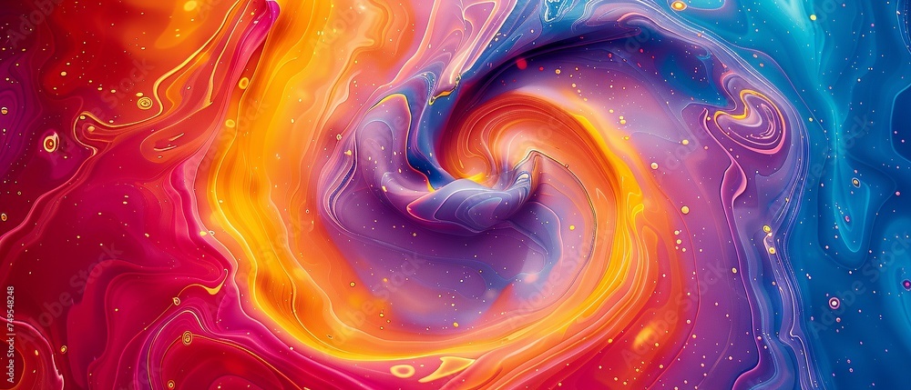 Swirls in Psychedelic 1960s Style