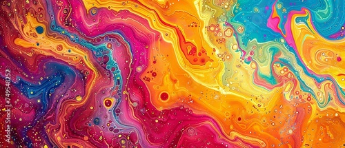 Swirls in Psychedelic 1960s Style