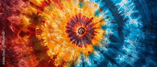 1960s Counterculture Spiraling Tie-Dye Patterns