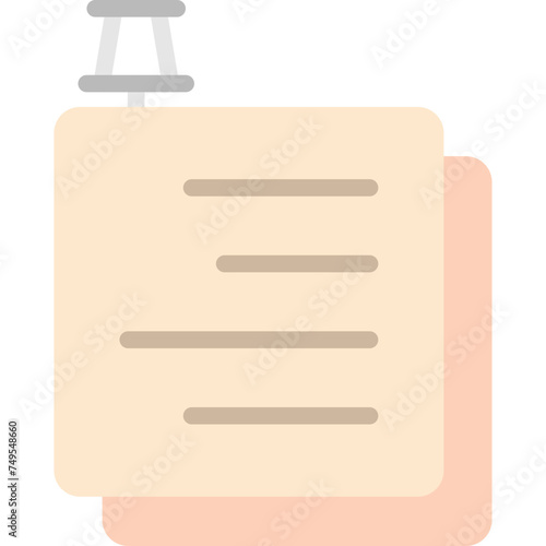 Notes Vector Flat Icon