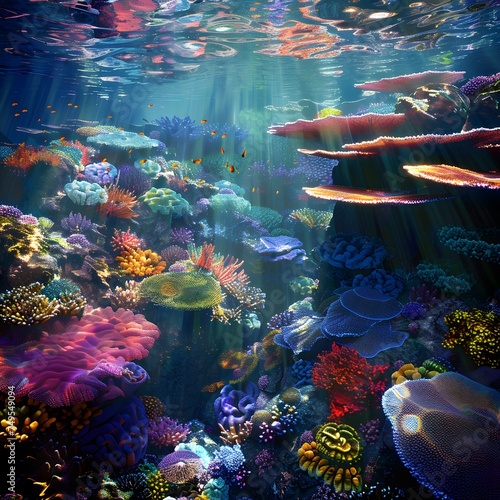 coral reef in the sea © lahiru