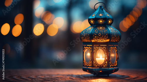 Muslim Holy \Month Ramadan Kareem Ornamental