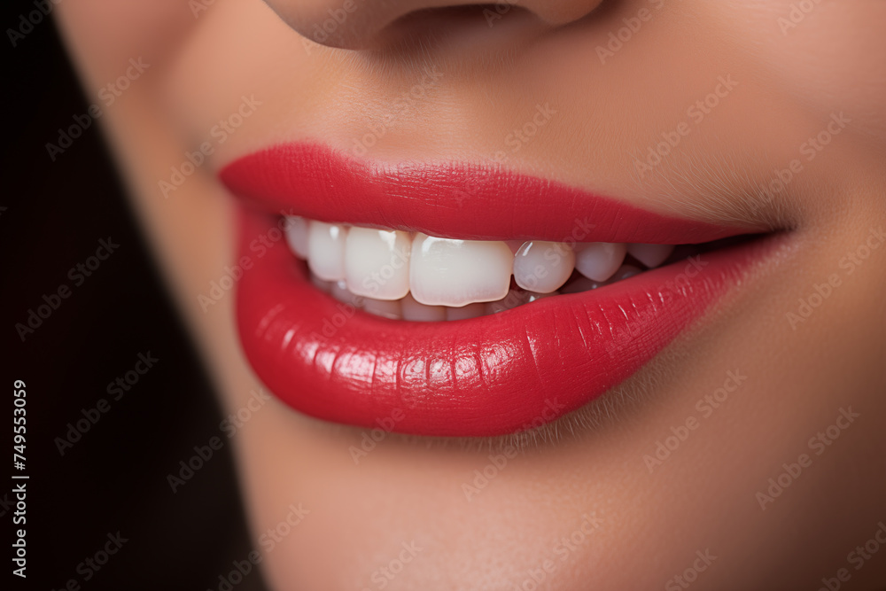 detail photograph of a mouth in macro detail photograph of a mouth in macro