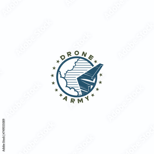 
  Flying camera, transportation gadget, robot dron Isolated vector icon. Flat illustration
