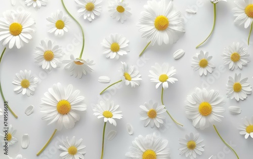 Floral Serenity: Chamomile Daisy Composition