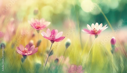 pink flowers growing in a meadow © Dan Marsh