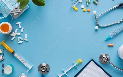 Medical Professional Essentials  A Creative Flatlay