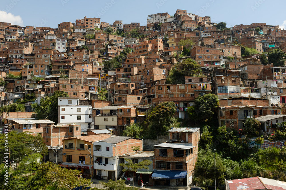 Houses in Comuna 13, Medellin Colombia