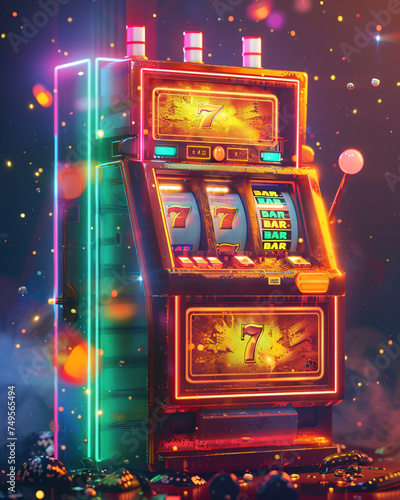 slot machine illustration