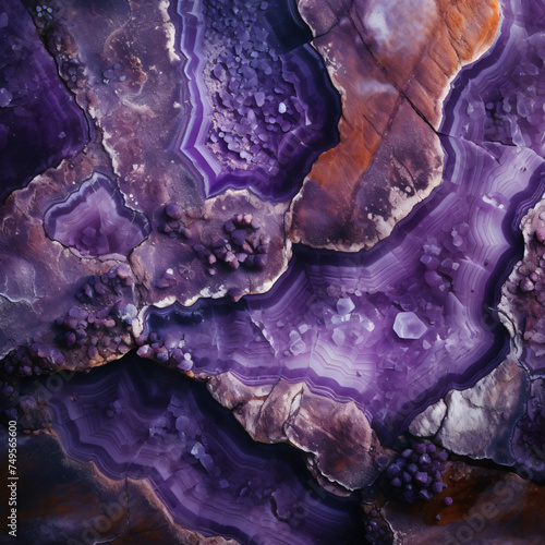 amethyst mineral texture