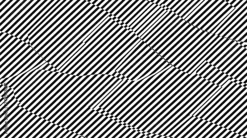 Halftone line background. Vector seamless pattern