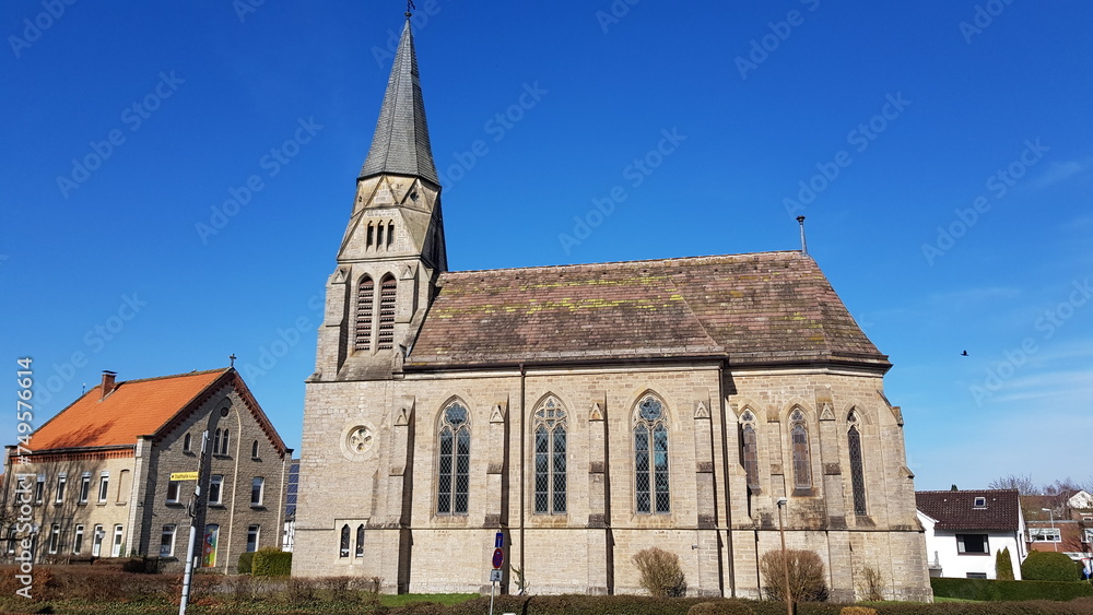 Obraz premium evangelical cross church nieheim