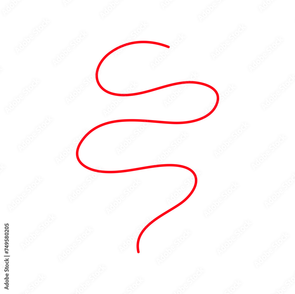 Vector Red Thread Vector Red Thread