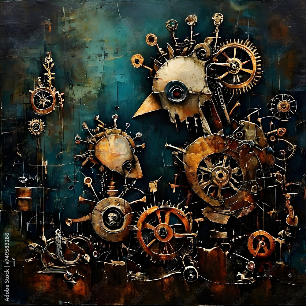 Twisted Cogs Clockwork bodies, twisted and torn, bear the scars of a love gone wrong ...