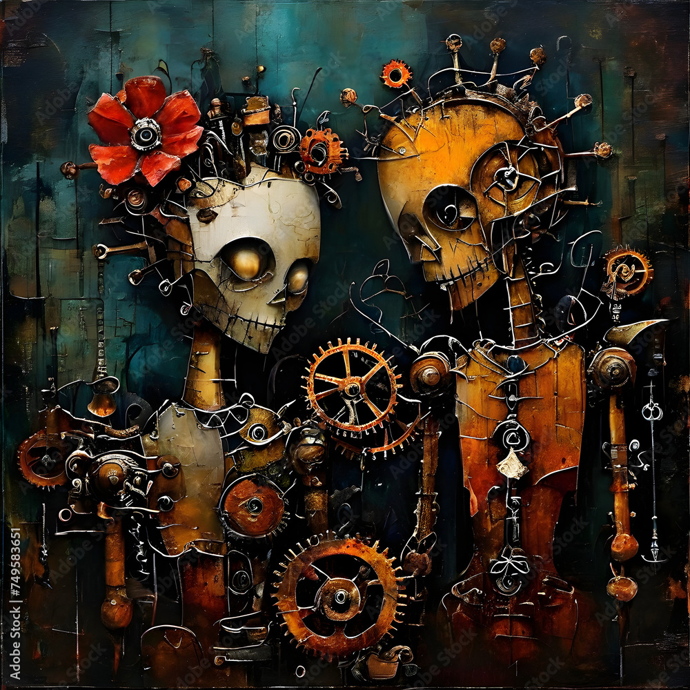 Twisted Cogs Clockwork bodies, twisted and torn, bear the scars of a love gone wrong ...