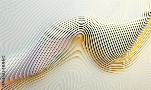 Modern abstraction from waves. Abstract, futuristic background design, modern illustration.