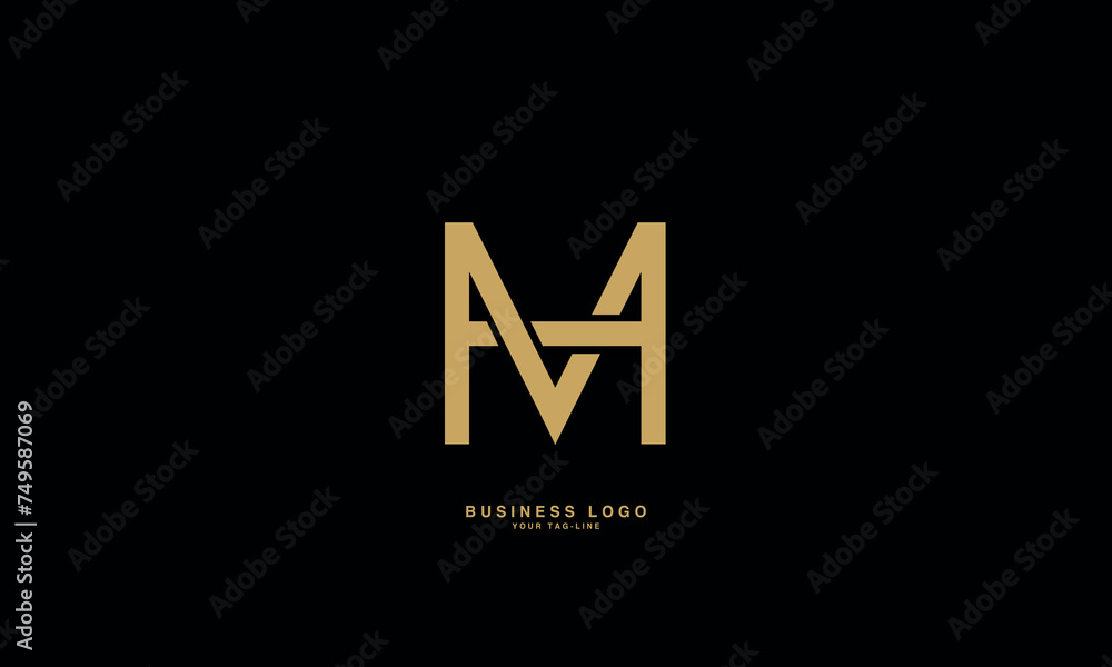 HV, VH, H, V, Abstract Letters Logo Monogram HV, VH, H, V, Abstract Letters Logo Monogram