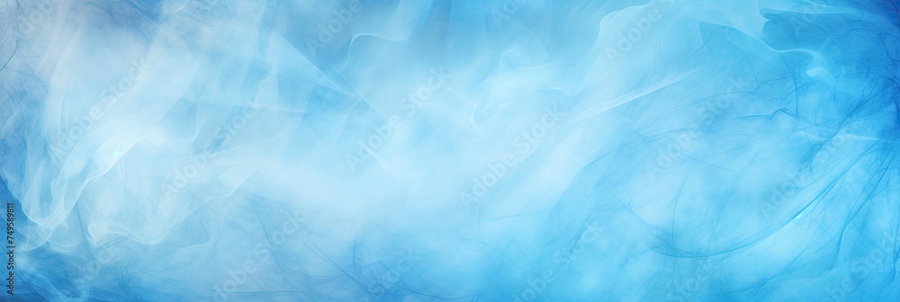 Light Blue Texture of Hand-Drawn Paper Background with Copy Space for Text or Image. Cold