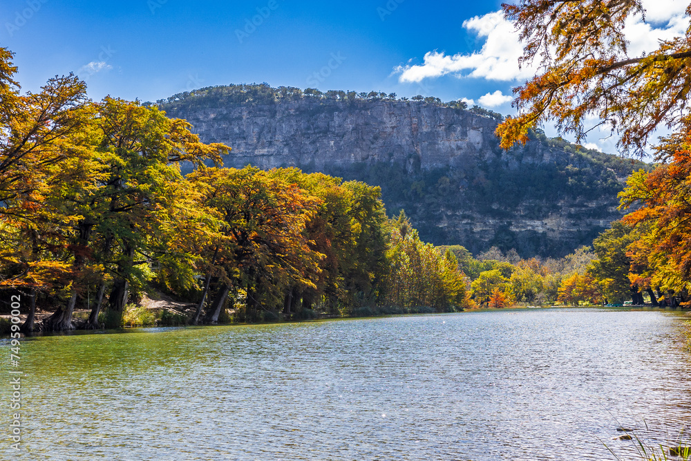 Autumn in Texas along the Frio River. Autumn in Texas along the Frio River.